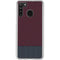 Blocked Polka Dot Chevron Galaxy A21 Clear Case