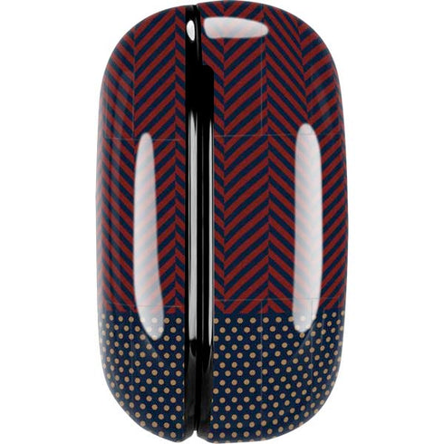Blocked Polka Dot Chevron Galaxy Buds Live Skin
