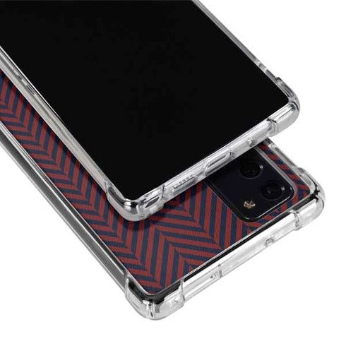 Blocked Polka Dot Chevron Galaxy Note20 5G Clear Case