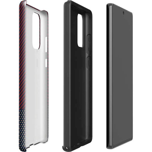 Blocked Polka Dot Chevron Galaxy Note20 5G Pro Case