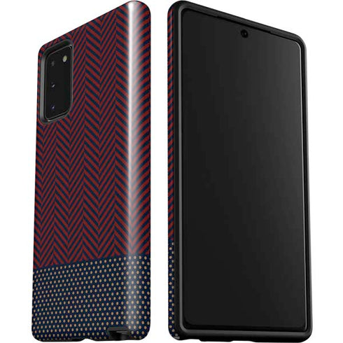 Blocked Polka Dot Chevron Galaxy Note20 5G Pro Case