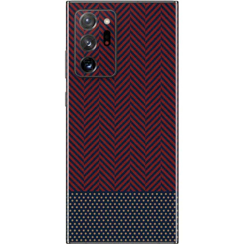 Blocked Polka Dot Chevron Galaxy Note20 Ultra 5G Skin