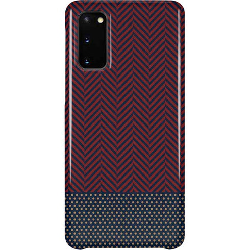 Blocked Polka Dot Chevron Galaxy S20 Lite Case