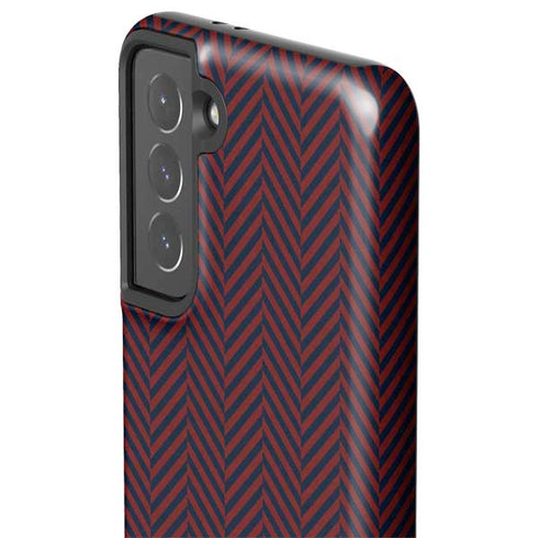 Blocked Polka Dot Chevron Galaxy S21 5G Pro Case