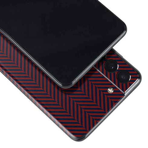 Blocked Polka Dot Chevron Galaxy S21 5G Skin