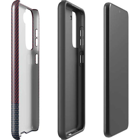 Blocked Polka Dot Chevron Galaxy S21 Plus 5G Pro Case