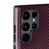 Blocked Polka Dot Chevron Galaxy S22 Ultra Pro Case