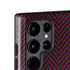 Blocked Polka Dot Chevron Galaxy S24 Ultra Impact Case