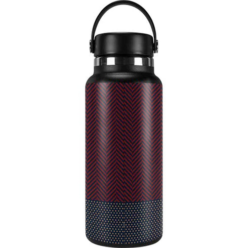 Blocked Polka Dot Chevron Hydro Flask 32oz Wide Mouth Skin