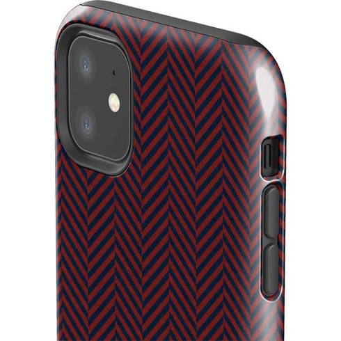 Blocked Polka Dot Chevron iPhone 11 Impact Case