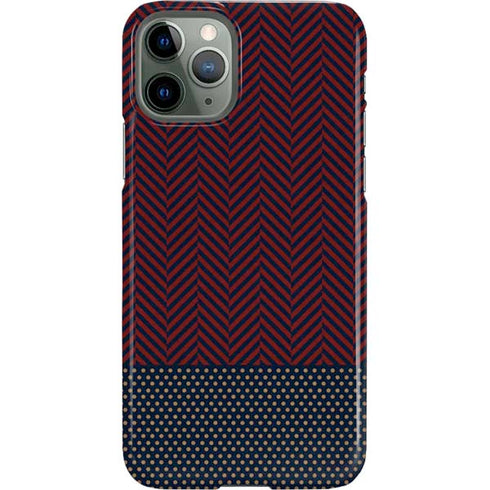 Blocked Polka Dot Chevron iPhone 11 Pro Lite Case
