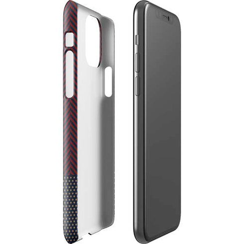 Blocked Polka Dot Chevron iPhone 11 Pro Lite Case