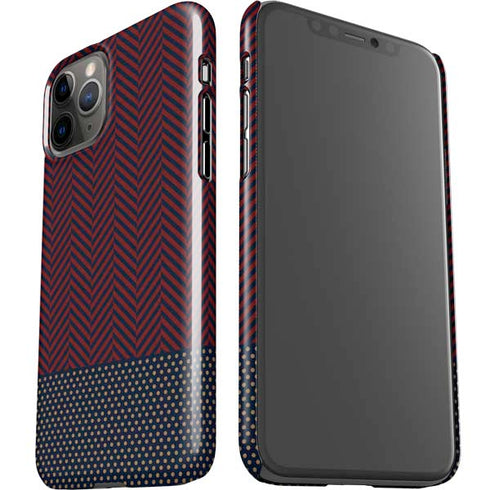 Blocked Polka Dot Chevron iPhone 11 Pro Lite Case