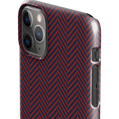 Blocked Polka Dot Chevron iPhone 11 Pro Max Lite Case