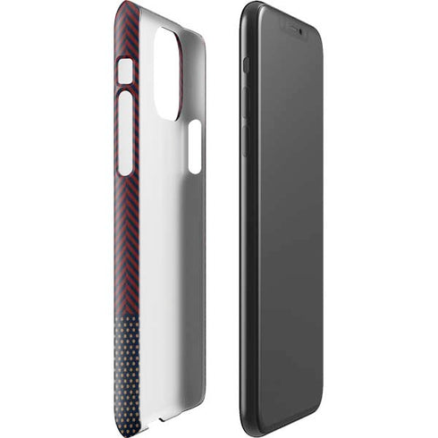 Blocked Polka Dot Chevron iPhone 11 Pro Max Lite Case