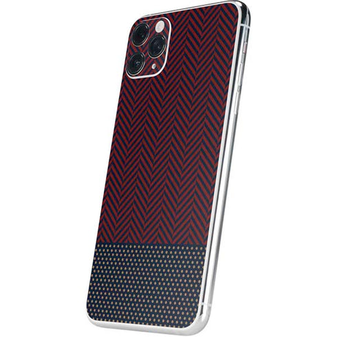 Blocked Polka Dot Chevron iPhone 11 Pro Max Skin