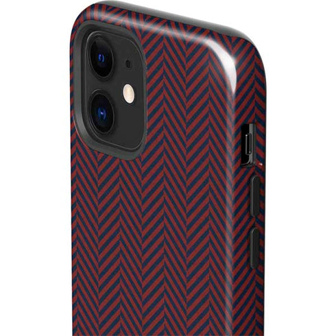 Blocked Polka Dot Chevron iPhone 12 Impact Case