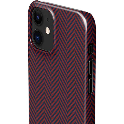 Blocked Polka Dot Chevron iPhone 12 Mini Lite Case
