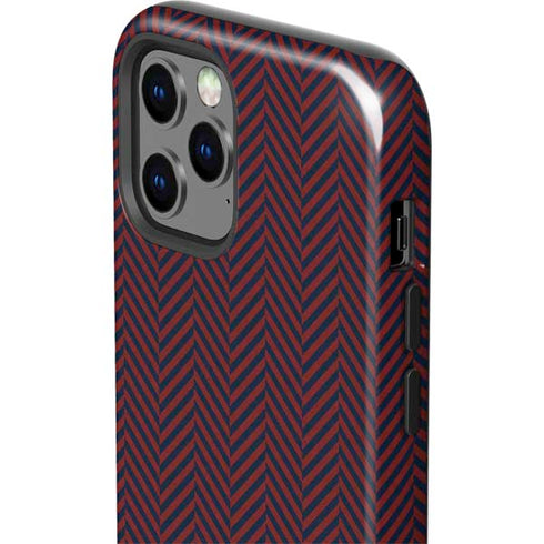 Blocked Polka Dot Chevron iPhone 12 Pro Impact Case