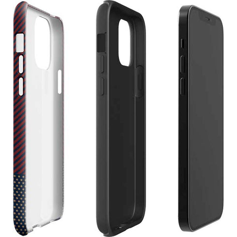 Blocked Polka Dot Chevron iPhone 12 Pro Max Impact Case