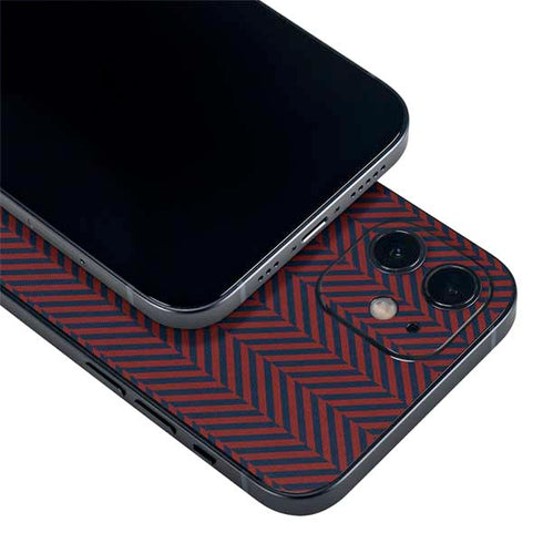 Blocked Polka Dot Chevron iPhone 12 Skin