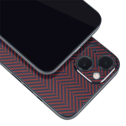 Blocked Polka Dot Chevron iPhone 14 Plus Skin