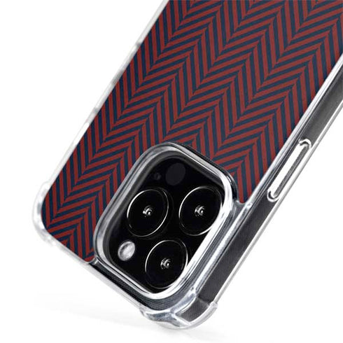 Blocked Polka Dot Chevron iPhone 15 Pro MagSafe Case