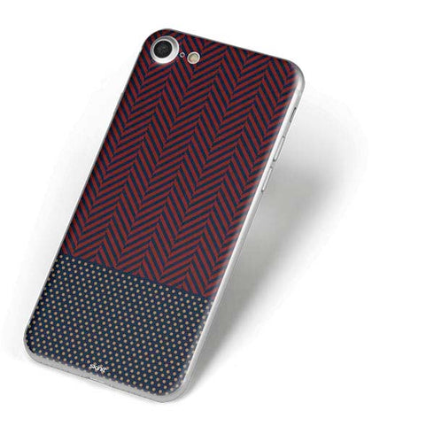 Blocked Polka Dot Chevron iPhone 8 Skin