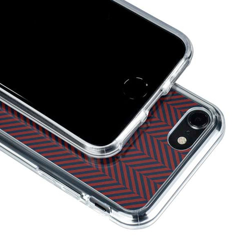 Blocked Polka Dot Chevron iPhone SE (2nd & 3rd Gen) Clear Case