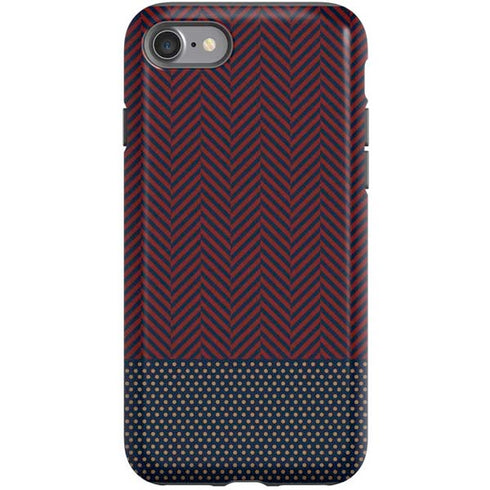 Blocked Polka Dot Chevron iPhone SE (2nd & 3rd Gen) Pro Case