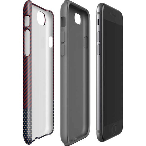 Blocked Polka Dot Chevron iPhone SE (2nd & 3rd Gen) Pro Case