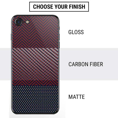Blocked Polka Dot Chevron iPhone SE (2nd & 3rd Gen) Skin