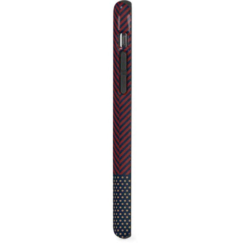 Blocked Polka Dot Chevron iPhone XR Pro Case