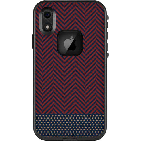 Blocked Polka Dot Chevron LifeProof Fre iPhone Skin