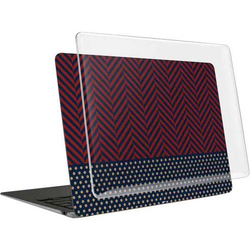 Blocked Polka Dot Chevron MacBook Air 13in (2020) Case plus Skin