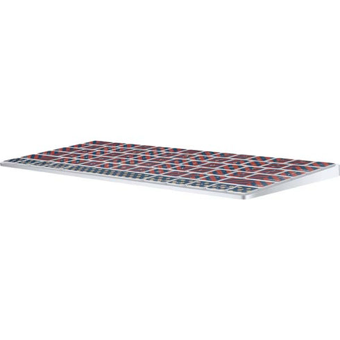 Blocked Polka Dot Chevron Magic Keyboard Skin
