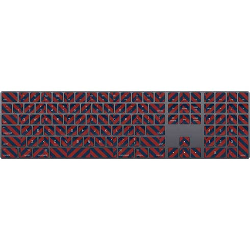 Blocked Polka Dot Chevron Magic Keyboard with Numeric Keypad Skin