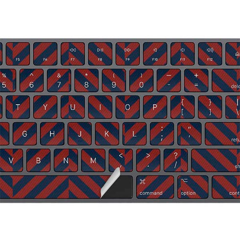 Blocked Polka Dot Chevron Magic Keyboard with Numeric Keypad Skin