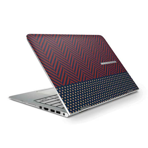 Blocked Polka Dot Chevron HP Spectre Skin