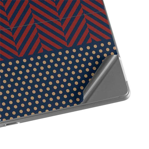 Blocked Polka Dot Chevron Surface Pro 8 Skin