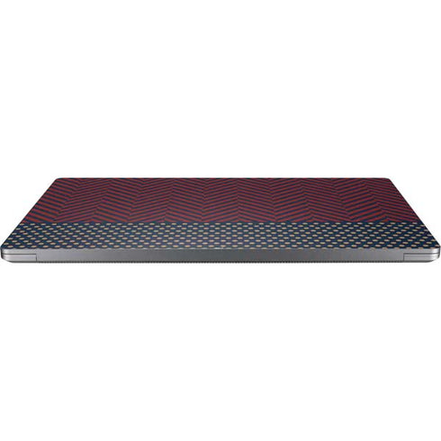 Blocked Polka Dot Chevron Universal Laptop 11in (8.8 x 6.2in) Skin