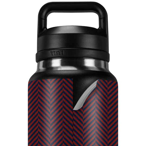 Blocked Polka Dot Chevron YETI Rambler 36oz Bottle Skin