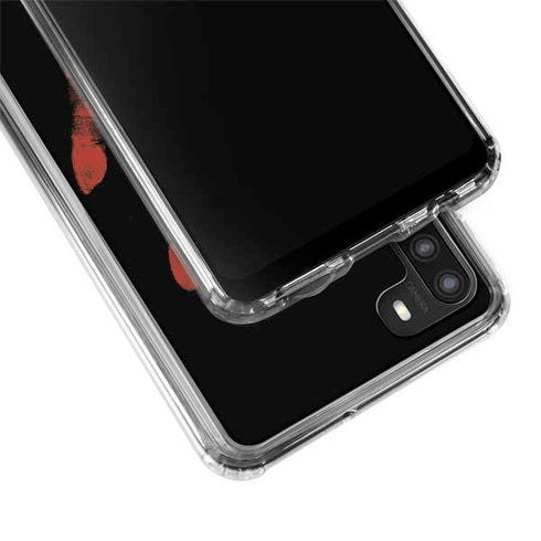 Bloody Handprint Galaxy A21 Clear Case