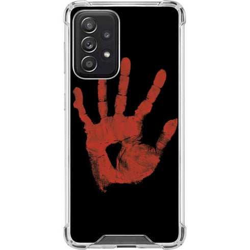 Bloody Handprint Galaxy A52 5G Clear Case