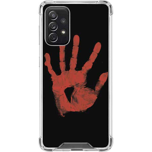 Bloody Handprint Galaxy A72 5G Clear Case