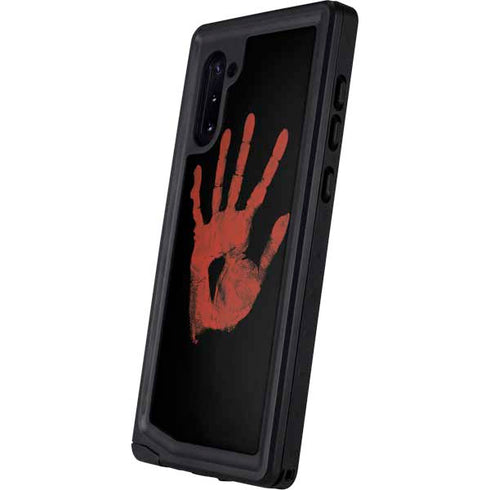 Bloody Handprint Galaxy Note 10 Waterproof Case