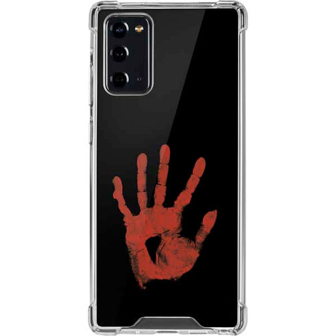 Bloody Handprint Galaxy Note20 5G Clear Case