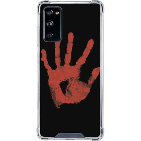 Bloody Handprint Galaxy S20 FE Clear Case