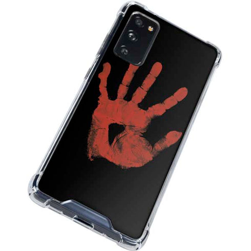 Bloody Handprint Galaxy S20 FE Clear Case