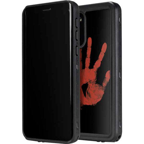 Bloody Handprint Galaxy S20 Plus Waterproof Case